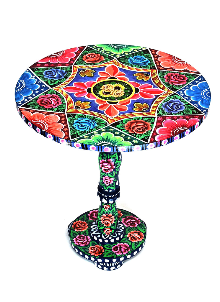 Hand Painted Coffee Table - Rainbow