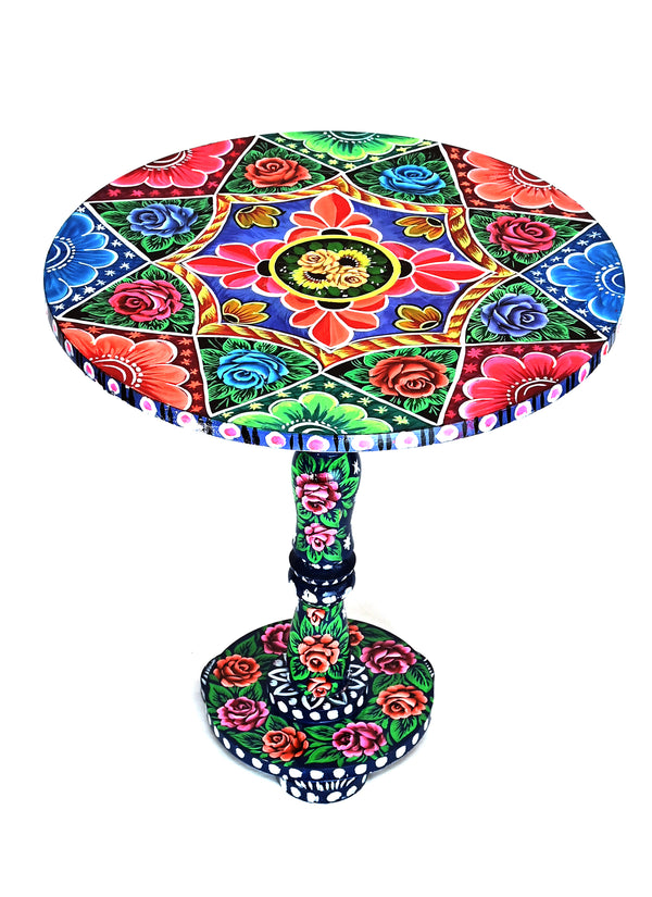 Hand Painted Coffee Table - Rainbow