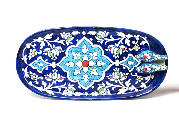 Turkish blue trays